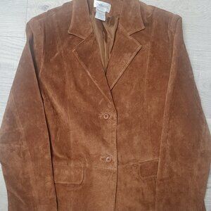 Chadwick’s ~ Sz 14  Vintage Leather Blazer ~ Excellent Condition
